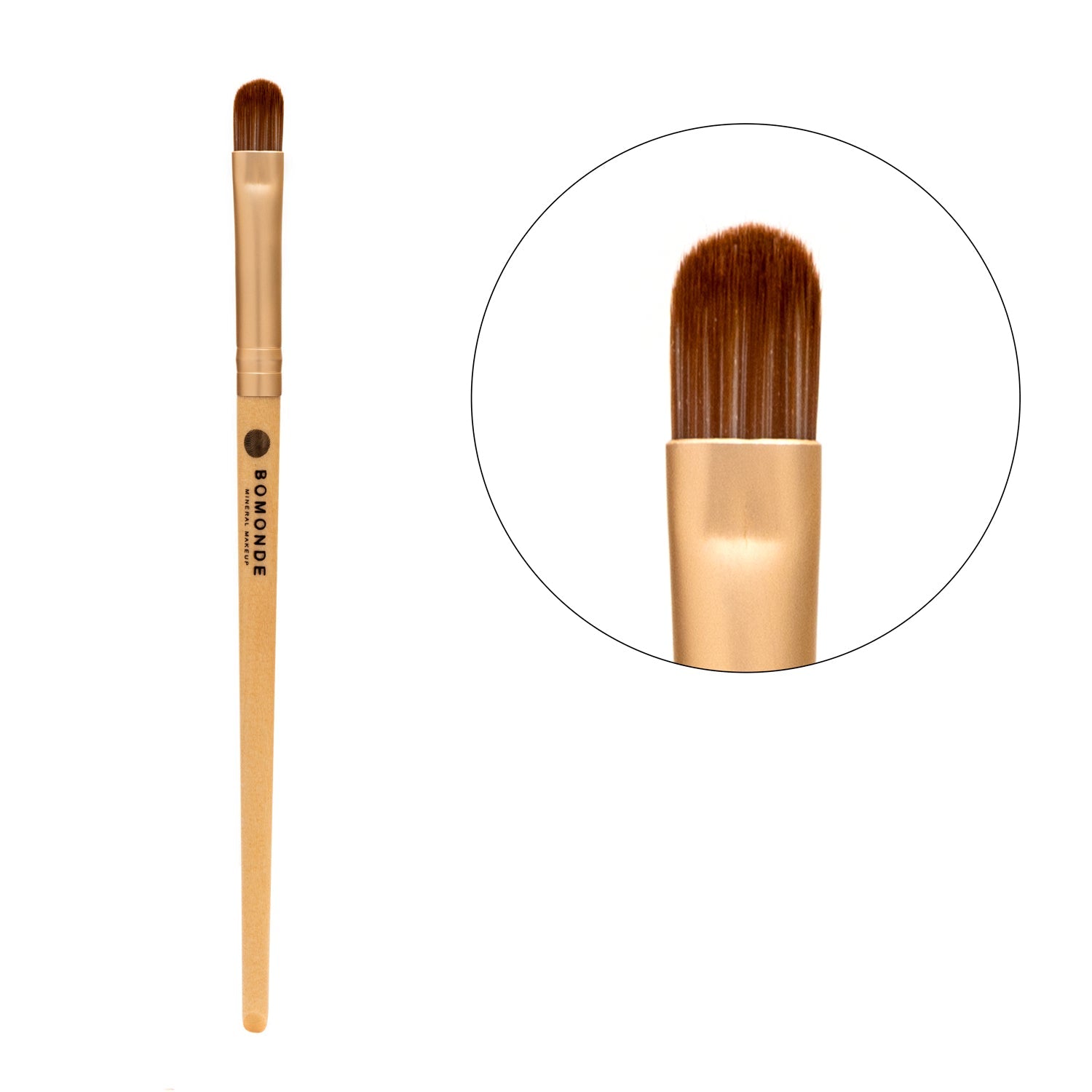 Vegan 3-Piece Eyeshadow Brush Set | Eco-Luxury Blending & Application in Hessian Bag