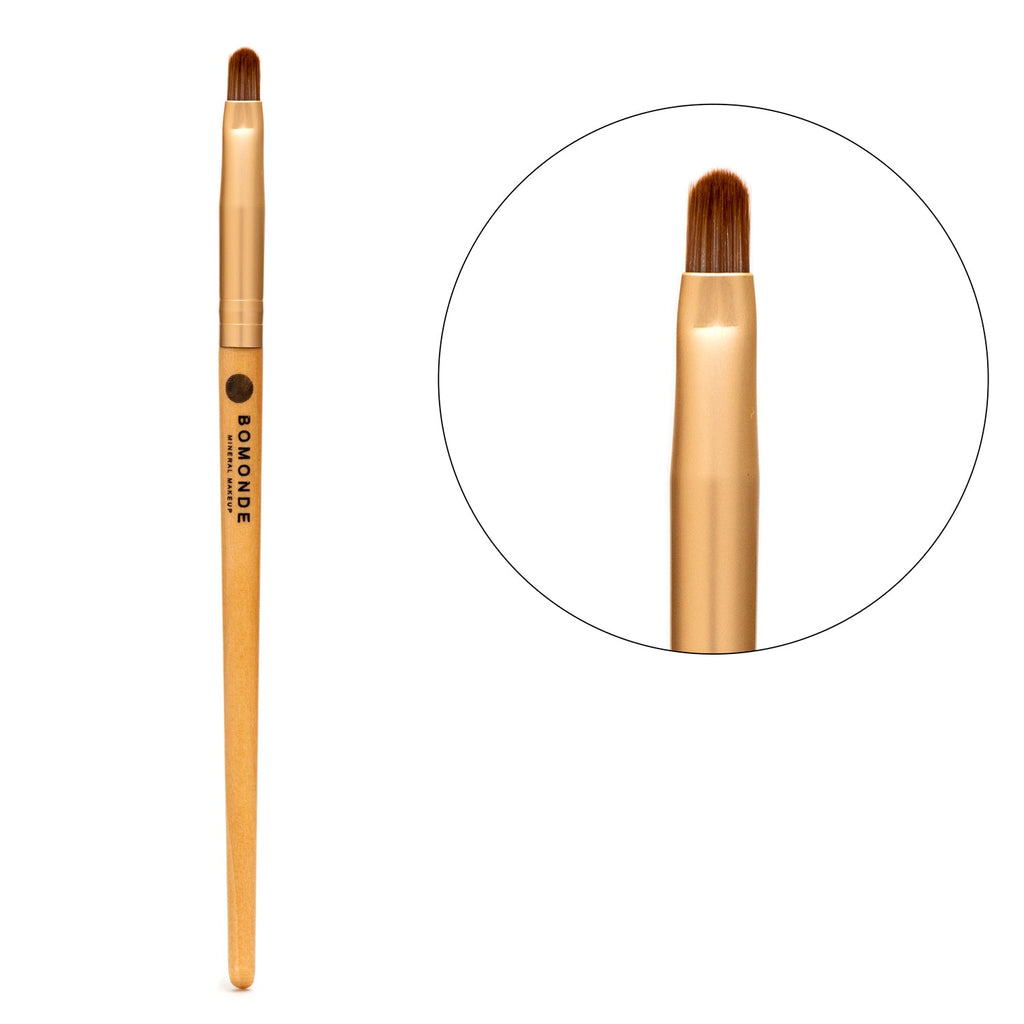 Vegan 3-Piece Eyeshadow Brush Set | Eco-Luxury Blending & Application in Hessian Bag