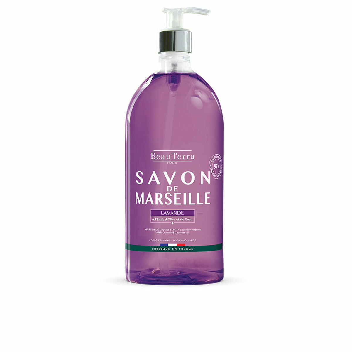 Liquid Soap Beauterra Marseille 1 L Lavendar