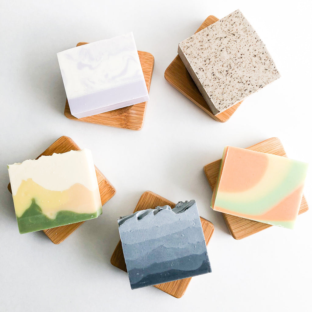 Natural Handmade Vegan Bar Soap - Zero Waste Biodegradable Body & Hand Soap - Sustainable Bathroom | Beauty