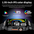 Military Smart Watch Fitness Health Monitor Bluetooth (Black)