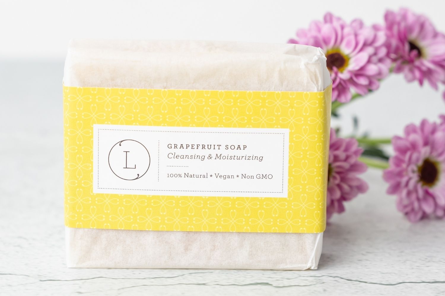 2x Natural Cold Process Soap Bar with Essential oils