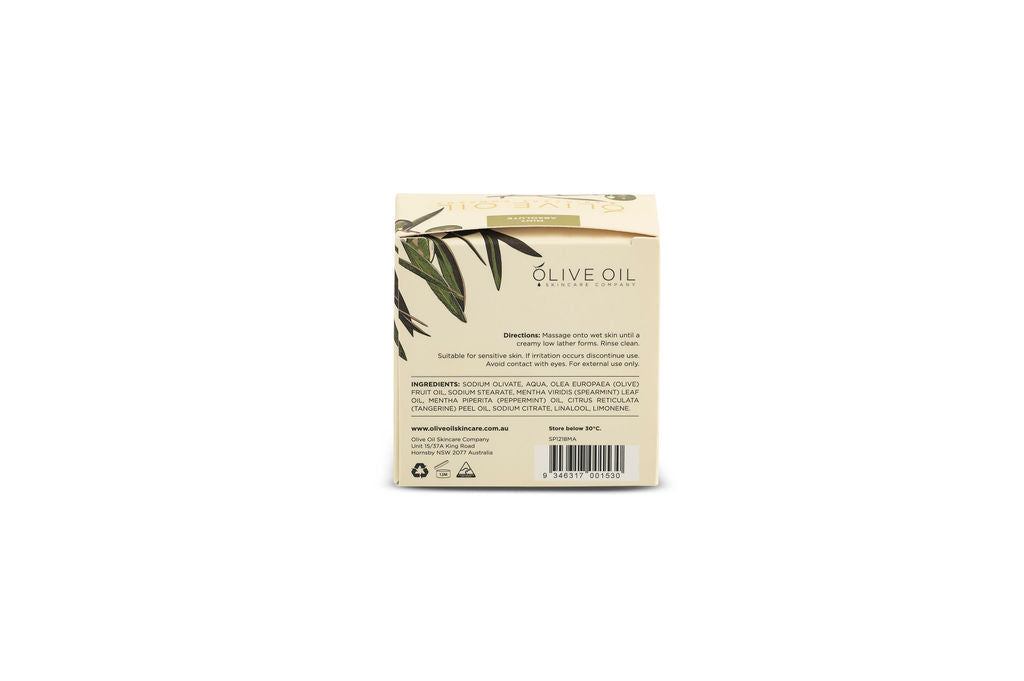 Olive Oil Soap, All-Natural,  Mint Absolute ,100g
