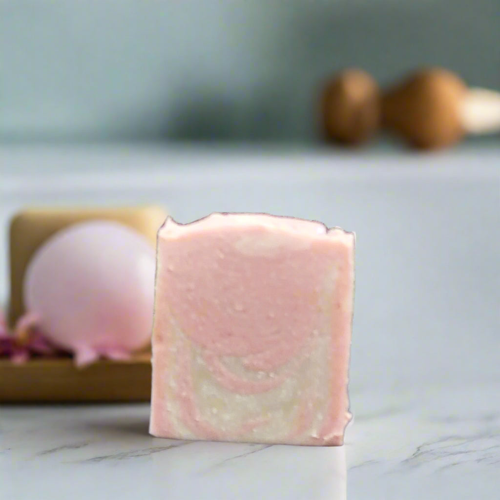 Rose Quartz Triple Butter Soap Bar 4.5oz-2